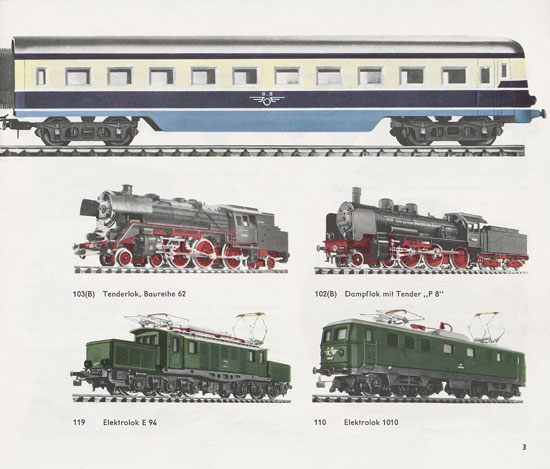 Liliput H0-Modellbahn Katalog 1962