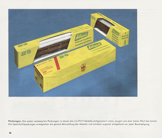 Liliput H0-Modellbahn Katalog 1962