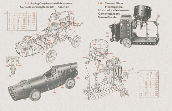 Meccano Book of models 2-3 1964