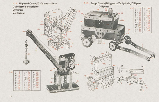 Meccano Book of models 2-3 1964