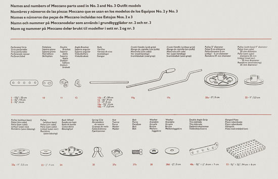 Meccano Book of models 2-3 1964