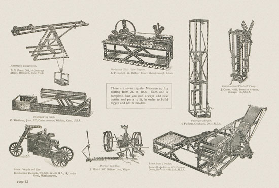 Meccano Prize Models catalog 1914-1915