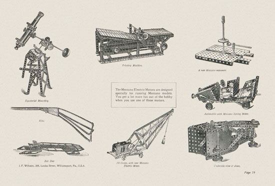 Meccano Prize Models catalog 1914-1915