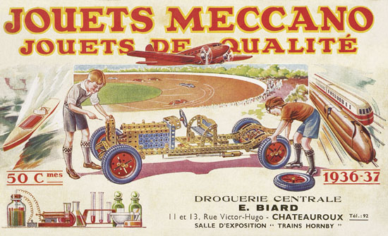 Meccano Jouets catalogue 1936-1937