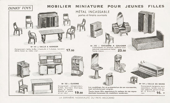 Meccano Jouets catalogue 1936-1937