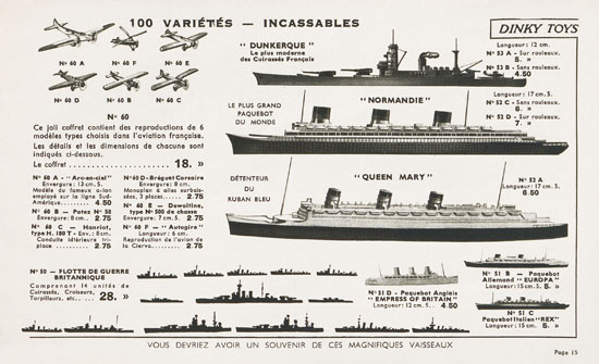 Meccano Jouets catalogue 1936-1937