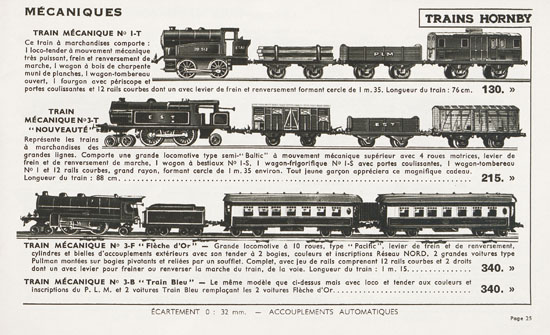 Meccano Jouets catalogue 1936-1937