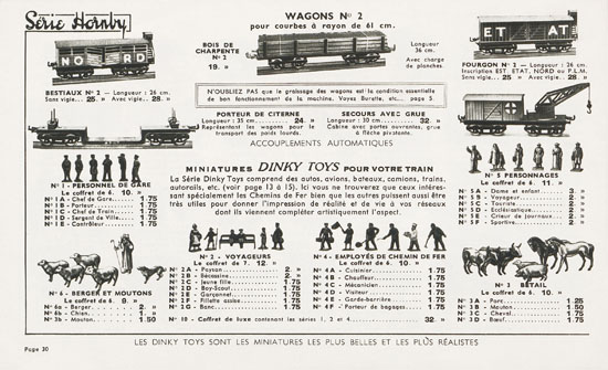 Meccano Jouets catalogue 1936-1937