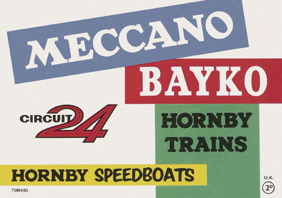 Meccano Bayko Hornby catalogue 1963