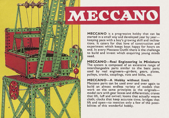 Meccano Bayko Hornby catalogue 1963