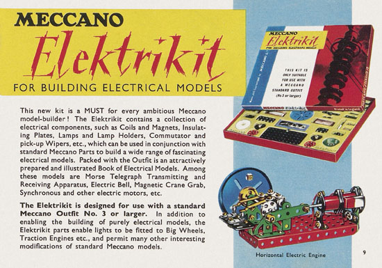 Meccano Bayko Hornby catalogue 1963