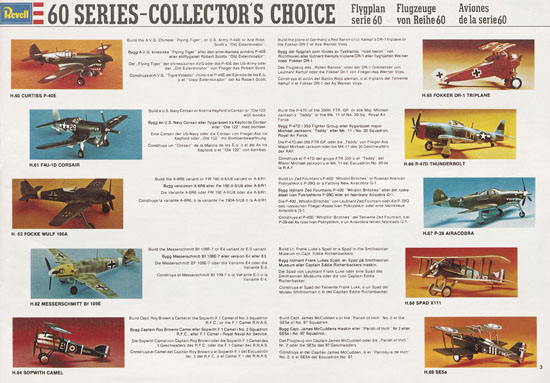Seite 3 Revell Model Kit Catalogue 1976-1977
