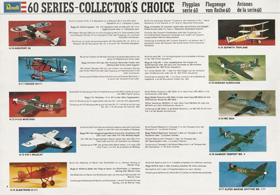 Seite 4 Revell Model Kit Catalogue 1976-1977
