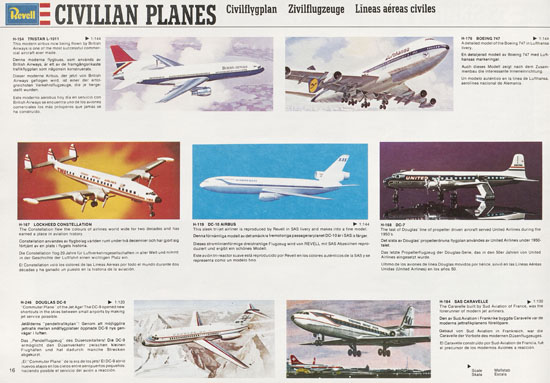 Seite 16 Revell Model Kit Catalogue 1976-1977