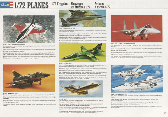 Seite 17 Revell Model Kit Catalogue 1976-1977