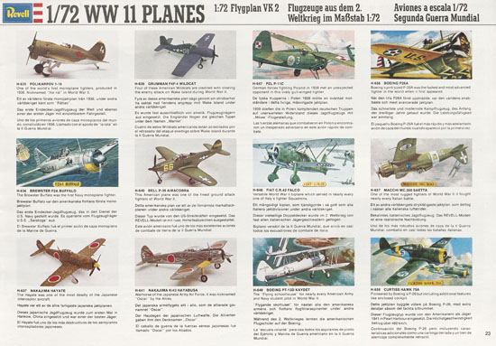Seite 23 Revell Model Kit Catalogue 1976-1977