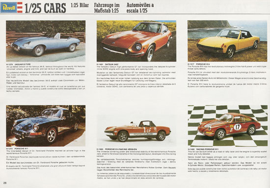 Seite 28 Revell Model Kit Catalogue 1976-1977