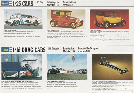 Seite 29 Revell Model Kit Catalogue 1976-1977