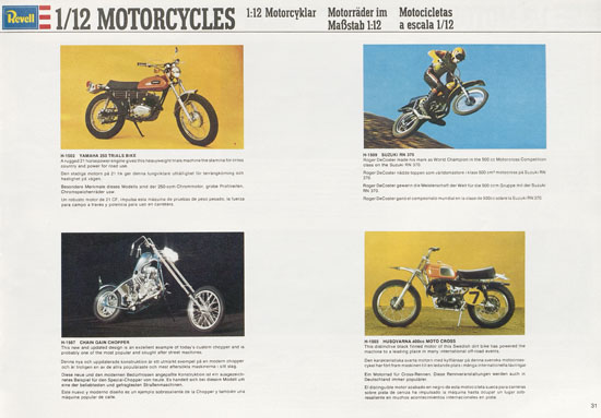 Seite 31 Revell Model Kit Catalogue 1976-1977