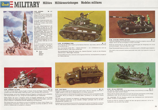Seite 33 Revell Model Kit Catalogue 1976-1977