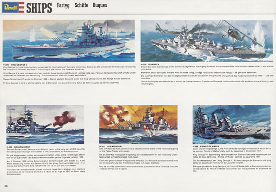Seite 36 Revell Model Kit Catalogue 1976-1977