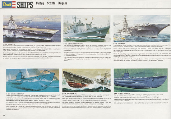 Seite 40 Revell Model Kit Catalogue 1976-1977
