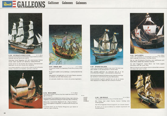 Seite 44 Revell Model Kit Catalogue 1976-1977