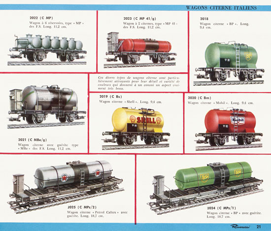 Rivarossi Catalogue 1962-1963