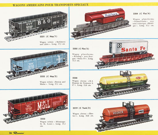 Rivarossi Catalogue 1962-1963