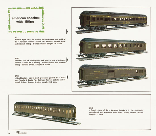 Rivarossi catalogue 1970-1971