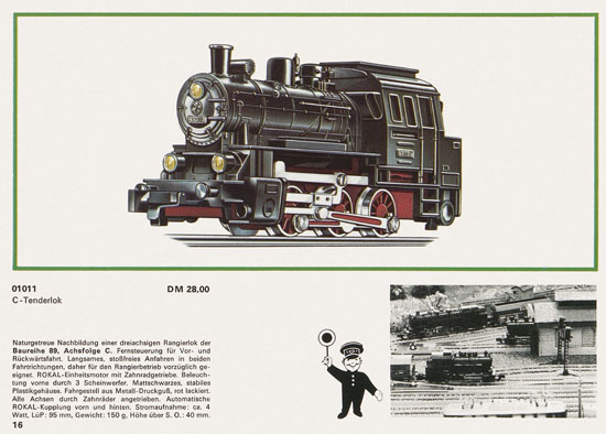 Rokal TT-Modelleisenbahn Katalog 1968