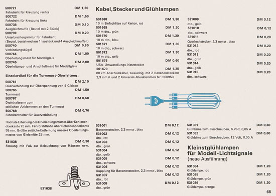 Rokal TT-Modelleisenbahn Katalog 1969