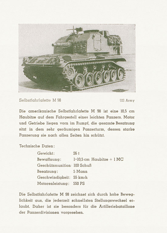 Roskopf Militärfahrzeuge Typenbeschreibungsheft 1958