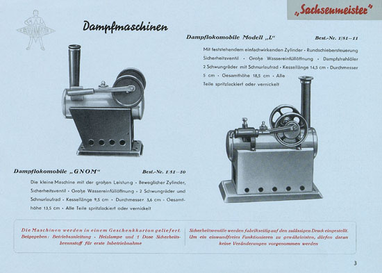 Sachsenmeister Katalog 1951