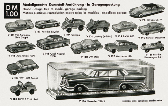 Seite 2 Siku Verkehrsmodelle 1964