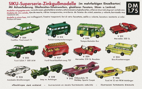 Seite 5 Siku Verkehrsmodelle 1964