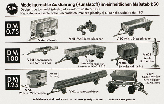 Seite 6 Siku Verkehrsmodelle 1964