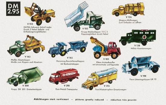 Seite 8 Siku Verkehrsmodelle 1964