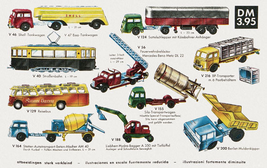 Seite 9 Siku Verkehrsmodelle 1964