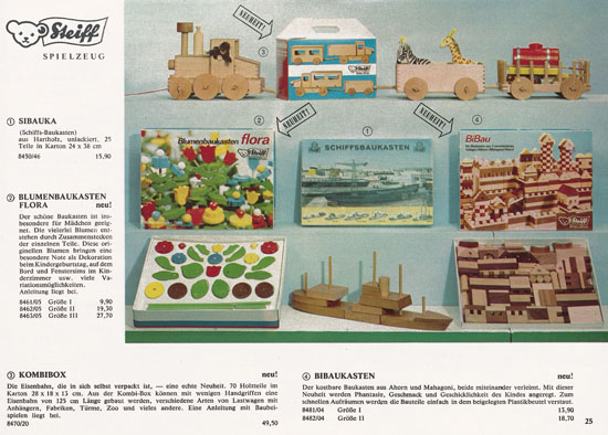 Seite 25 Margarete Steiff Katalog 1969