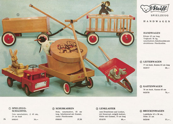 Seite 26 Margarete Steiff Katalog 1969