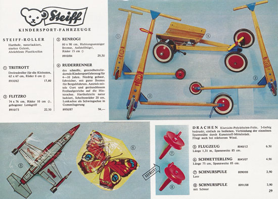 Seite 29 Margarete Steiff Katalog 1969