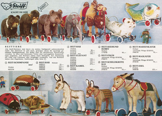 Seite 30 Margarete Steiff Katalog 1969