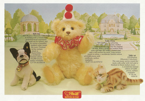 Seite 3 Margarete Steiff Original Replicas 1986