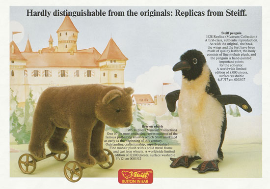 Seite 4 Margarete Steiff Original Replicas 1986