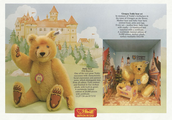 Seite 5 Margarete Steiff Original Replicas 1986