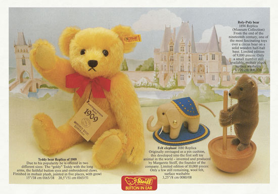 Seite 7 Margarete Steiff Original Replicas 1986