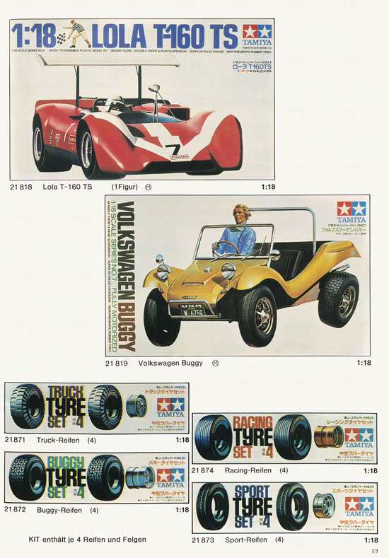 Tamiya Katalog 1977