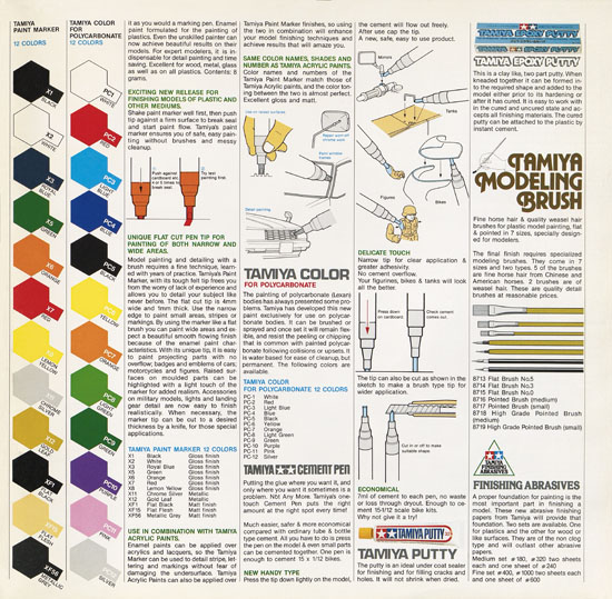 Tamiya Katalog 1985
