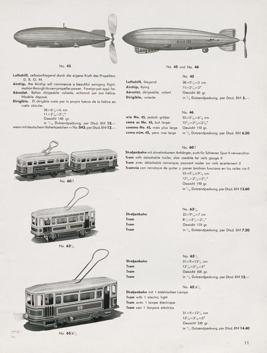 Tipp & Co. Katalog 1939